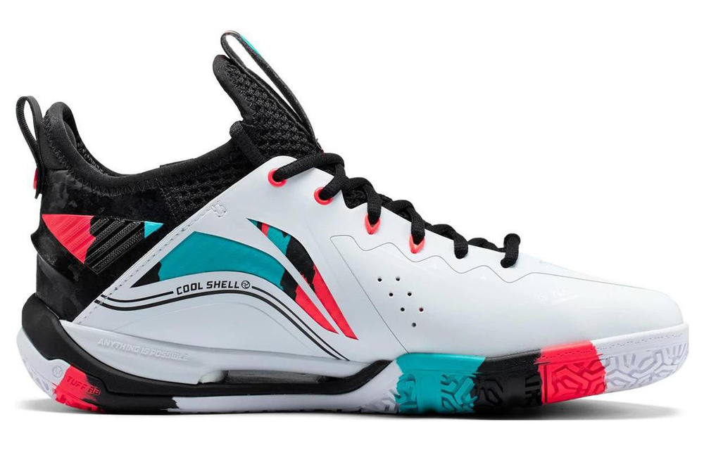 Li Ning Saga ⅡPro 2 Pro Textile, Synthetic Leather Slip Resistant, Abrasion Resistant, Breathable Mid top