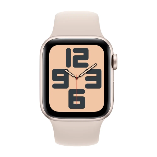 Умные часы Apple Watch SE 2 (2023) GPS, 40mm, Aluminium Case with Sport Band M/L, Starlight (Сияющая звезда)