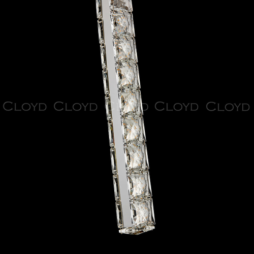 Подвесной светильник Cloyd ELATA P1 / выс. 55 см - хром (арт.11561)