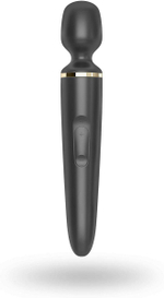 Черный вибратор Satisfyer Wand-er Woman (Цвет: черный)