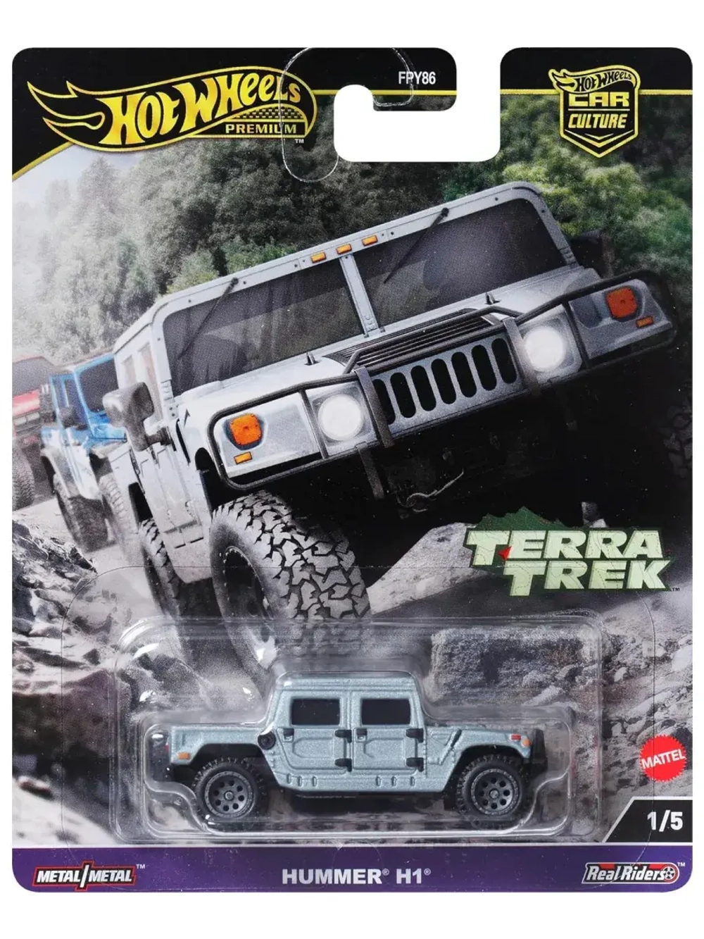Машинка Хот Вилс Премиум Hummer H1 FPY86 HRV90