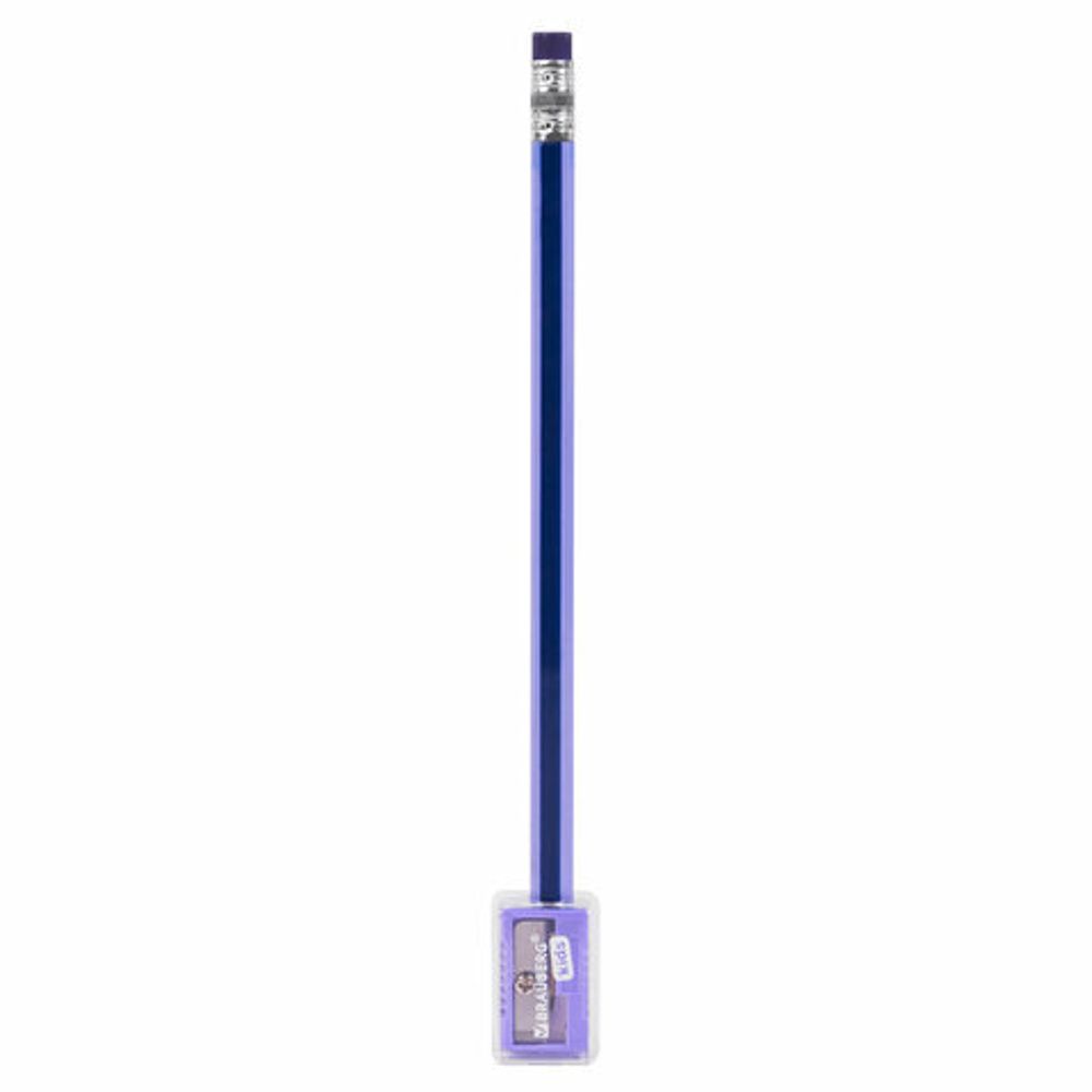 Точилка BRAUBERG KIDS "MINI", с контейнером, пластиковая, пастельные цвета ассорти, 271944