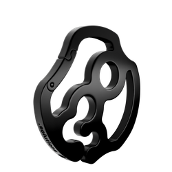 DOT black carabiner