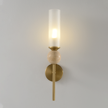 Бра 1*Е14 SIMPLY AP1.1 BRASS латунь Crystal Lux