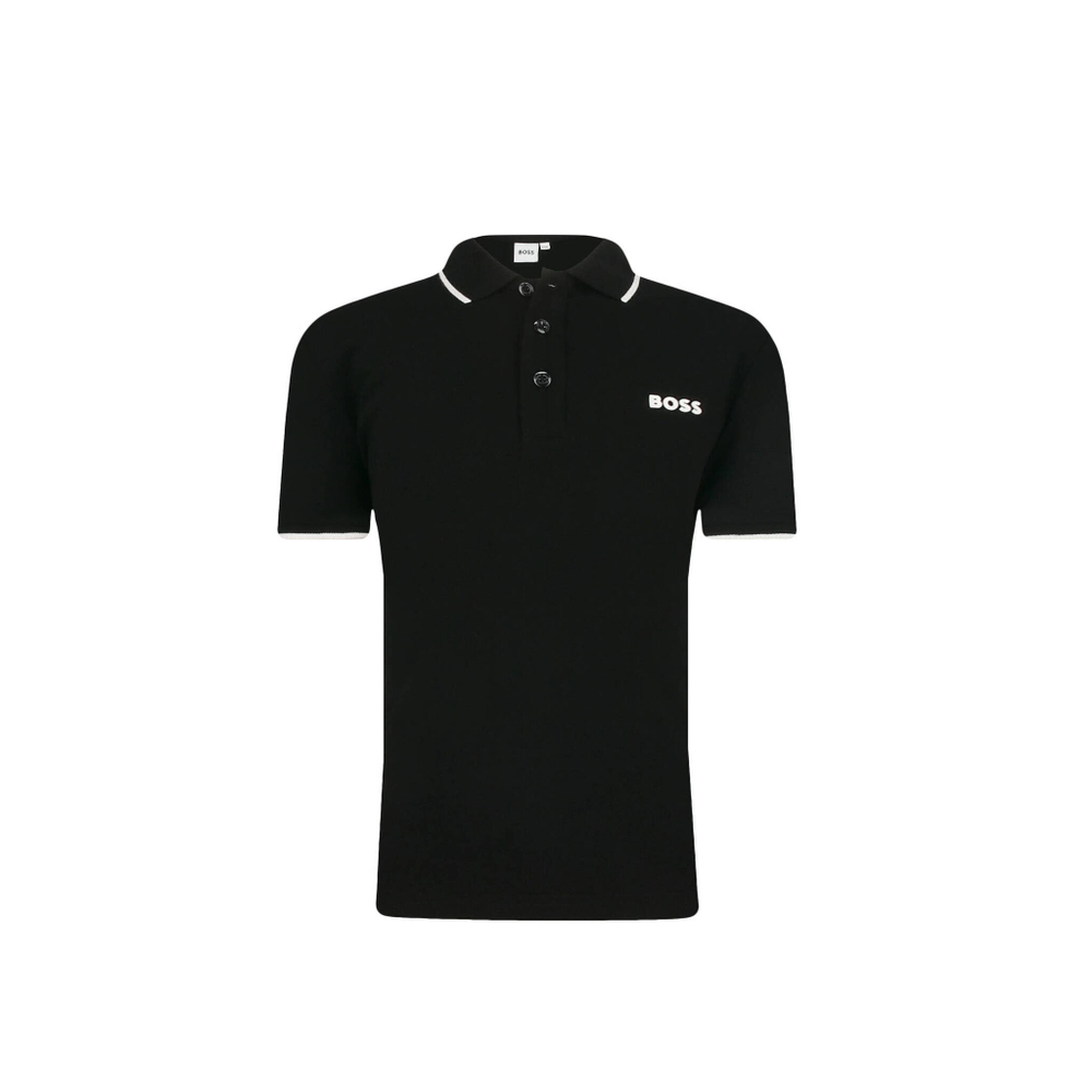 Поло BOSS Kidswear - черный(J25P26)