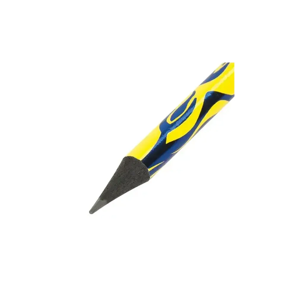 Карандаш чернографитный BRAUBERG PREMIUM TURKEY Flame, ластик 181565