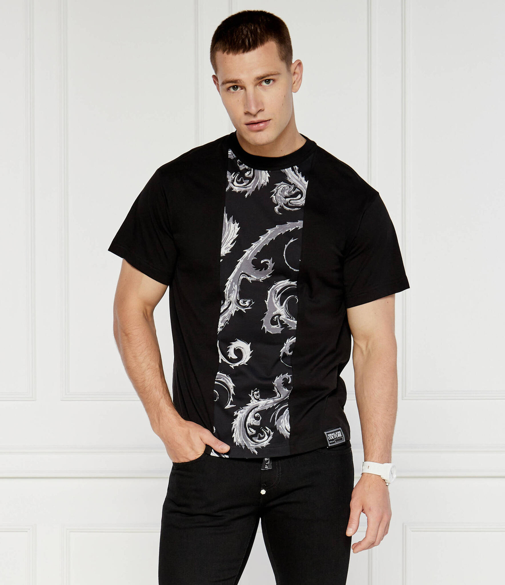 Футболка Versace Jeans Couture - черный(77GAH612JS388)