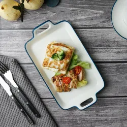 Блюдо прямоугольное 28,7*16,4 см h2,8 см 560 мл с ручками Bakery Fusion P.L. Proff Cuisine [6]