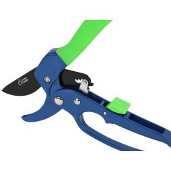 Секатор GREEN APPLE GA-PR25 усиленный контактный c храповым механизмом | GREEN APPLE