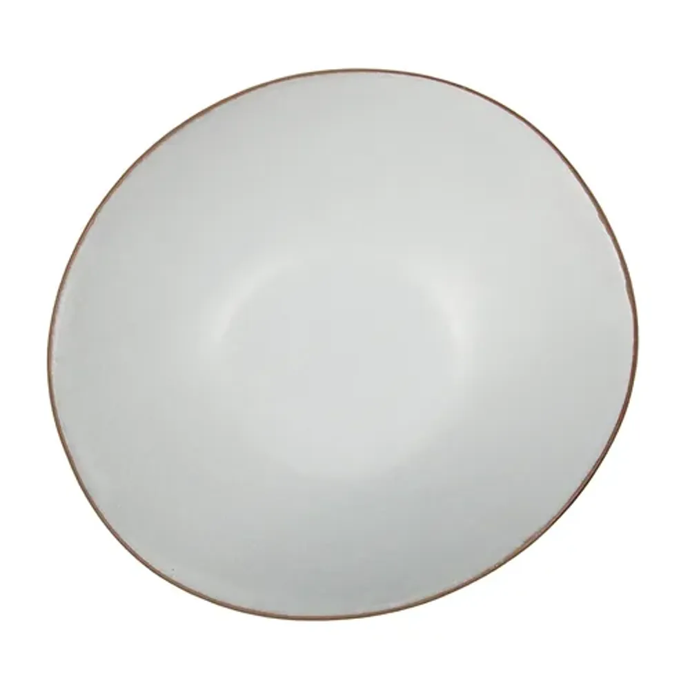 Салатник 600 мл 20,9*18,7 cм h6,5 cм White Matt New Brown Taiga P.L. [3]