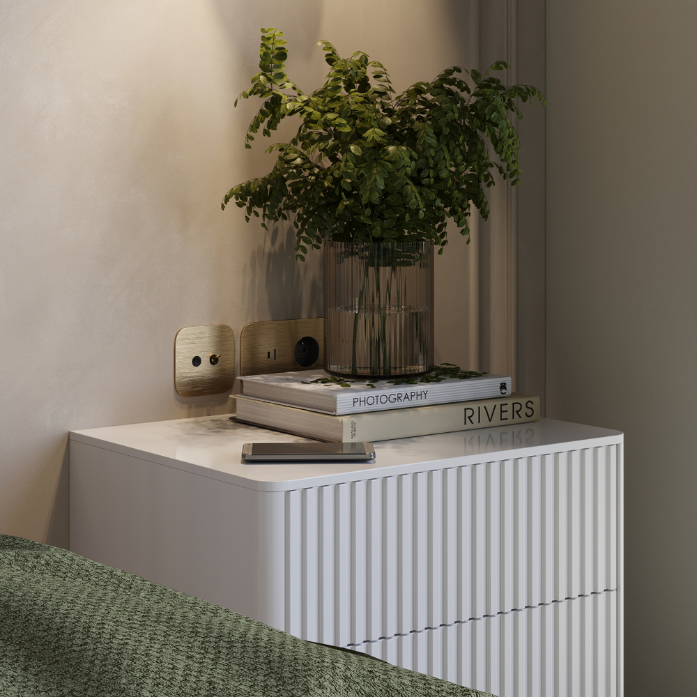 Тумба прикроватная подвесная GROSS 6002 (RAL 9003)