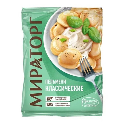 Пельмени Классические, Мираторг, 600г