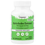 Vitacost, экстракт артишока, 60 капсул (300 мг в 1 капсуле)