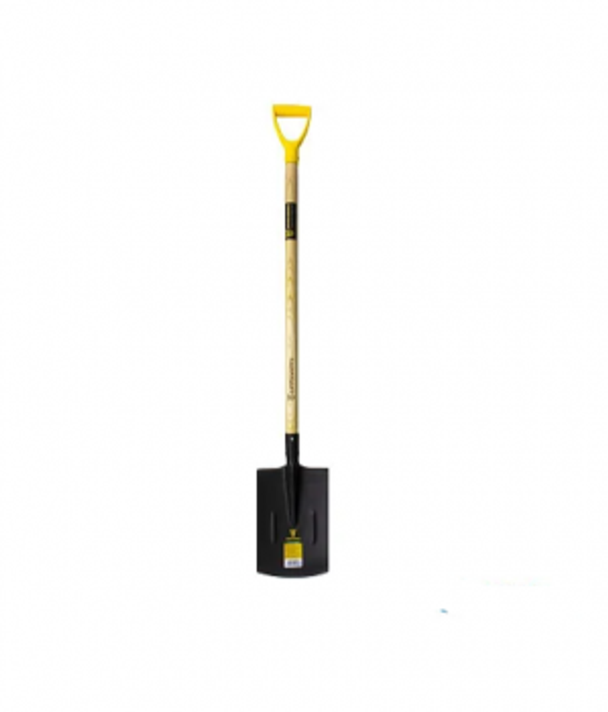 Лопата штыковая прямоугольная с дер. черенком GRASSMAN 960 мм