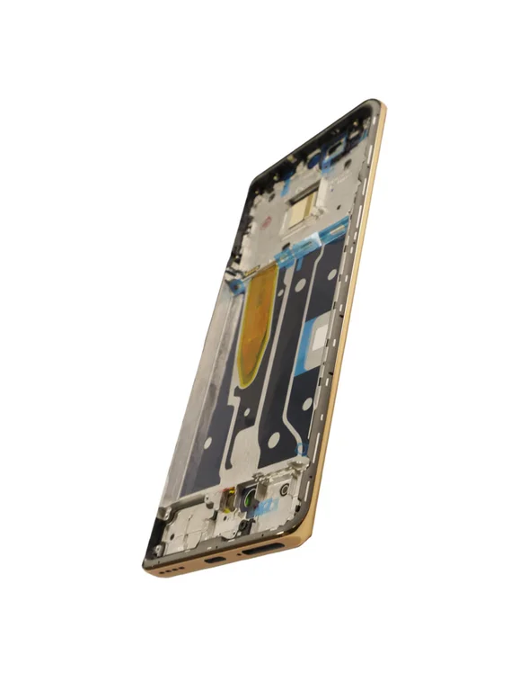 Рамка (средняя часть корпуса) для Realme 11 Pro+ золотая (Gold)