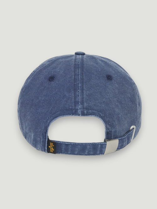 Бейсболка Alpha Industries Battlewash Cap Rep. Blue (Синяя)