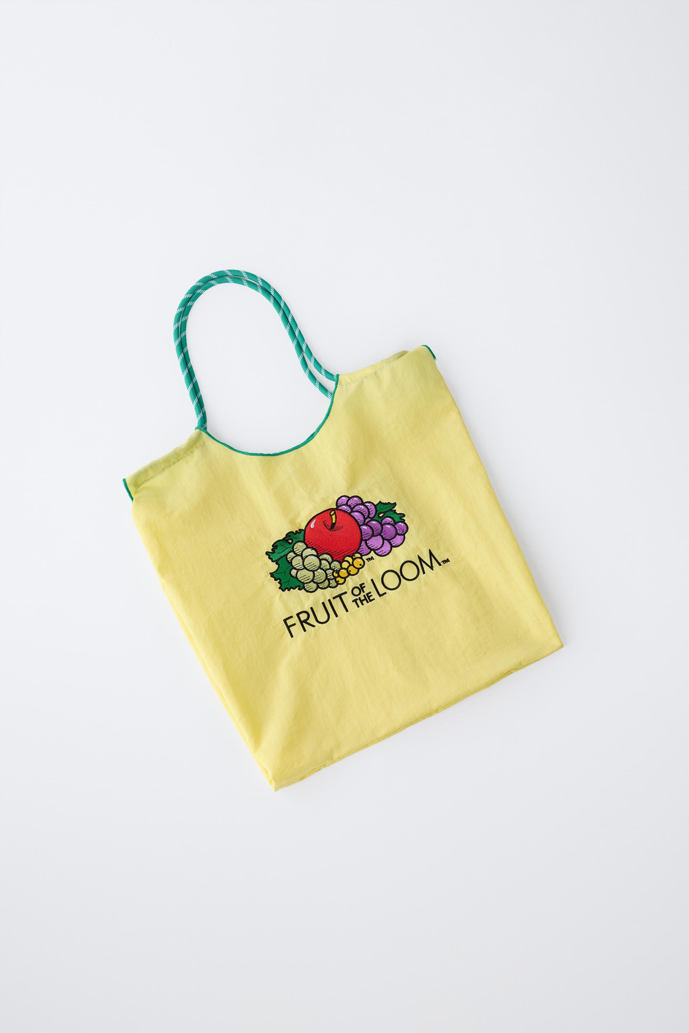ZARA - FRUIT OF THE LOOM™ СУМКА-ТОУТ С ПРИНТОМ, ЖЕЛТЫЙ