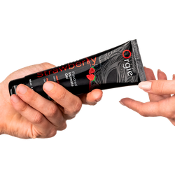 Съедобный интимный гель Orgie Lube Tube Strawberry, 100 мл