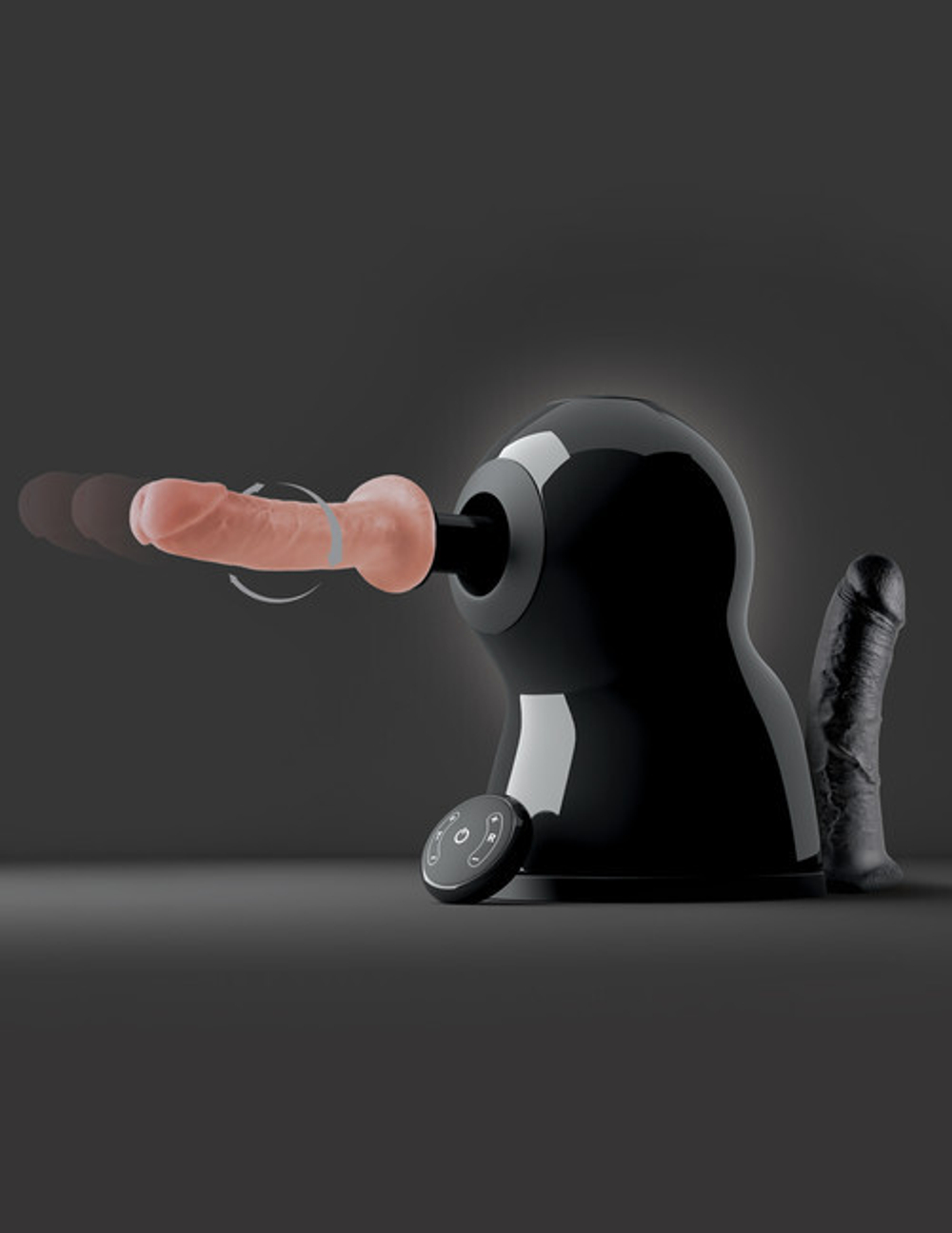 Секс-машина с функциями ротации и фрикций Fetish Fantasy Series The Bigger Bang Thrusting and Rotating Sex Machine (Цвет: черный)