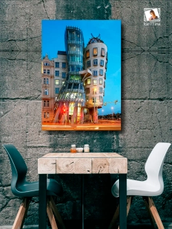 Картина "Танцующий дом", галерейная 30х40см 1шт.