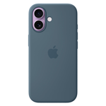 Силиконовый чехол Apple Silicone Case with MagSafe для iPhone 17, Anchor Blue