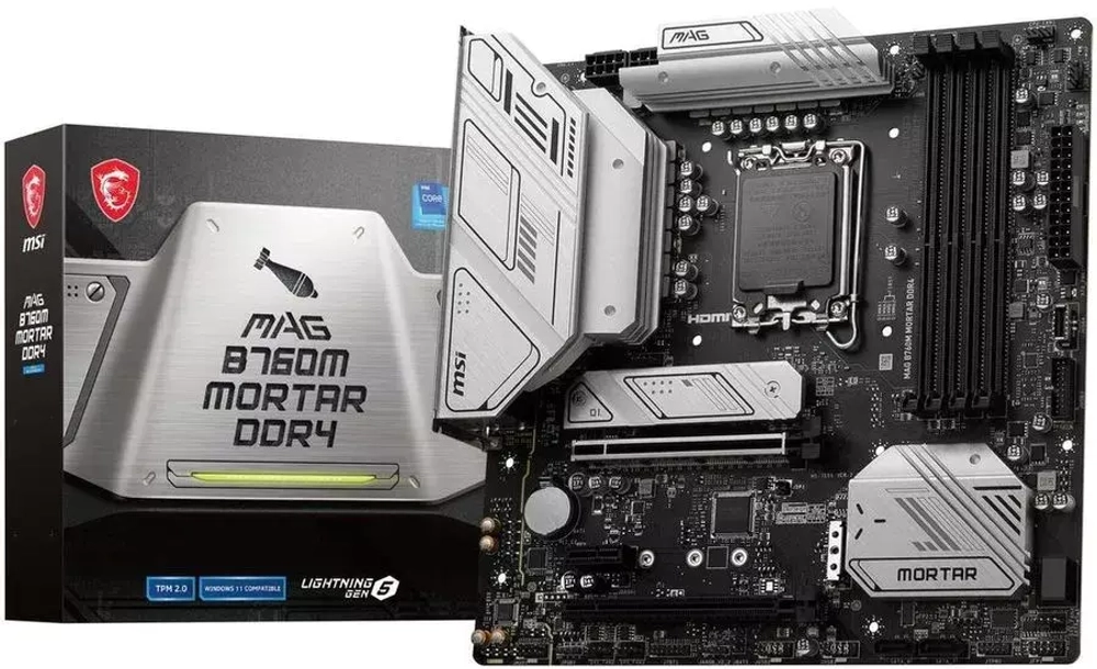 Материнская плата MSI MAG B760M MORTAR MAX WIFI DDR4 RTL