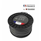 Леска для триммера круглая двухкомпонентная Carbon 2,5 мм × 241 м VILLARTEC PRO by Tecomec, 5012510024 — фото 1