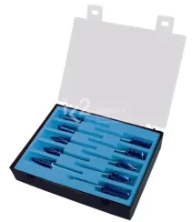 Набор борфрез с покрытием Blue-Tec из 10 шт., Karnasch, арт. 11.4942