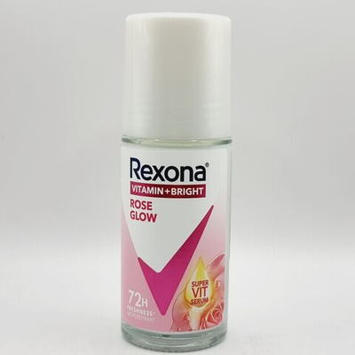Шариковый дезодорант Vitamin+ Bright Rose Glow Kadn Roll On 45 мл (Тайланд)
