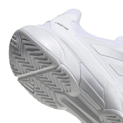 Женские Кроссовки теннисные Adidas CourtJam Control 3 W - cloud white/silver metallic/frozen purple