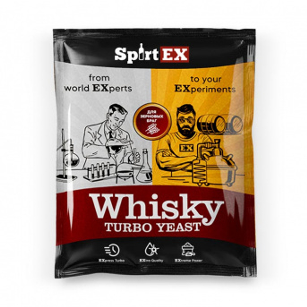 Дрожжи спиртовые SpirtEX Whisky Tutbo Yeast, 73г