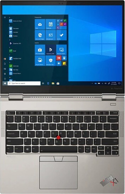 Ноутбук Lenovo ThinkPad X1 Titanium Yoga (20QA001PRT) 13.5;(2256x1504)IPS Cенсорный/ i5-1130G7(1.8ГГц)/ 16Гб/ 512Gb SSD/ Iris Xe Graphics/ нет DVD/ Win10 Pro/ Серый
