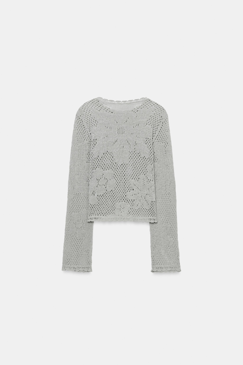 АЖУРНЫЙ СВИТЕР — ZARA