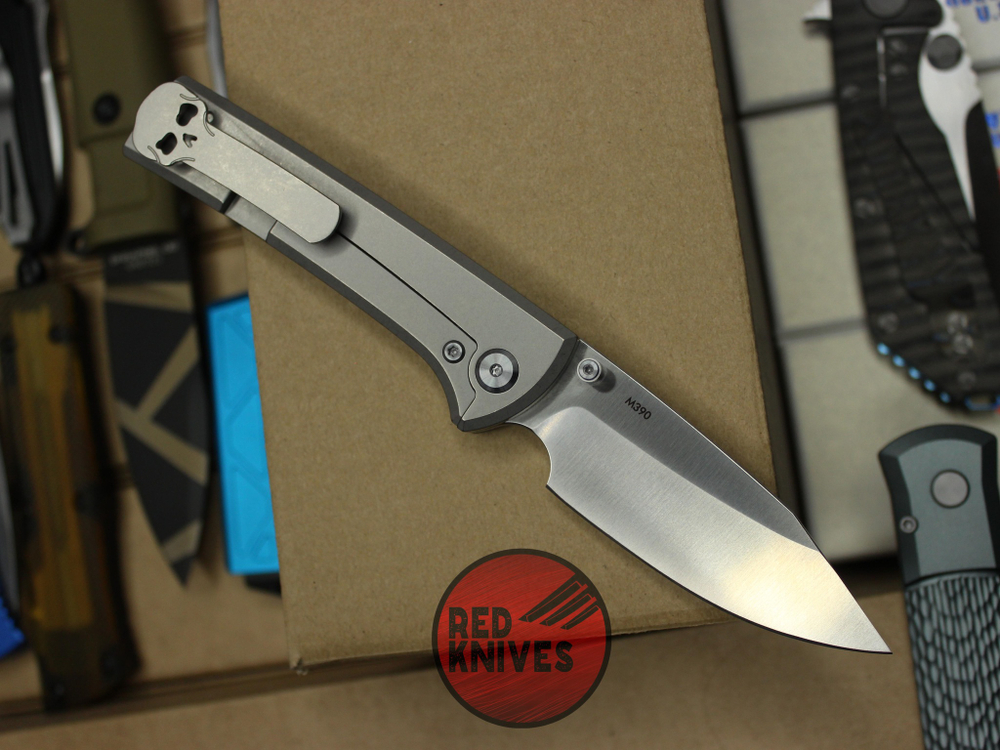 Нож Chaves Knives Scapegoat Street - рукоять титан + чёйл
