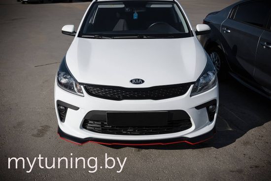Сплиттер переднего бампера для Kia Rio IV