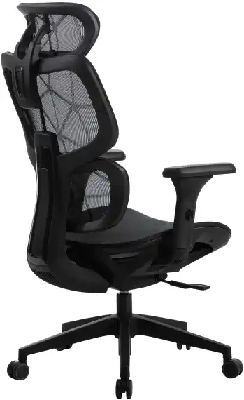 Кресло Cactus CS-MC555 черный сетка с подголов. крестов. пластик пластик черный