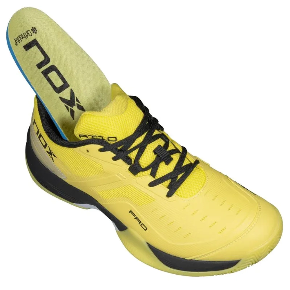 Мужские кросовки для Padel NOX AT10 Pro - summer sun/black