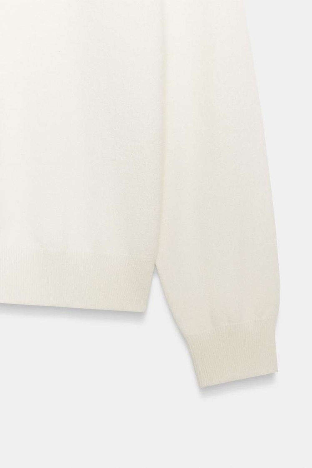 ZARA СВИТЕР ИЗ МЯГКОГО ТРИКОТАЖА, ЭКРЮ