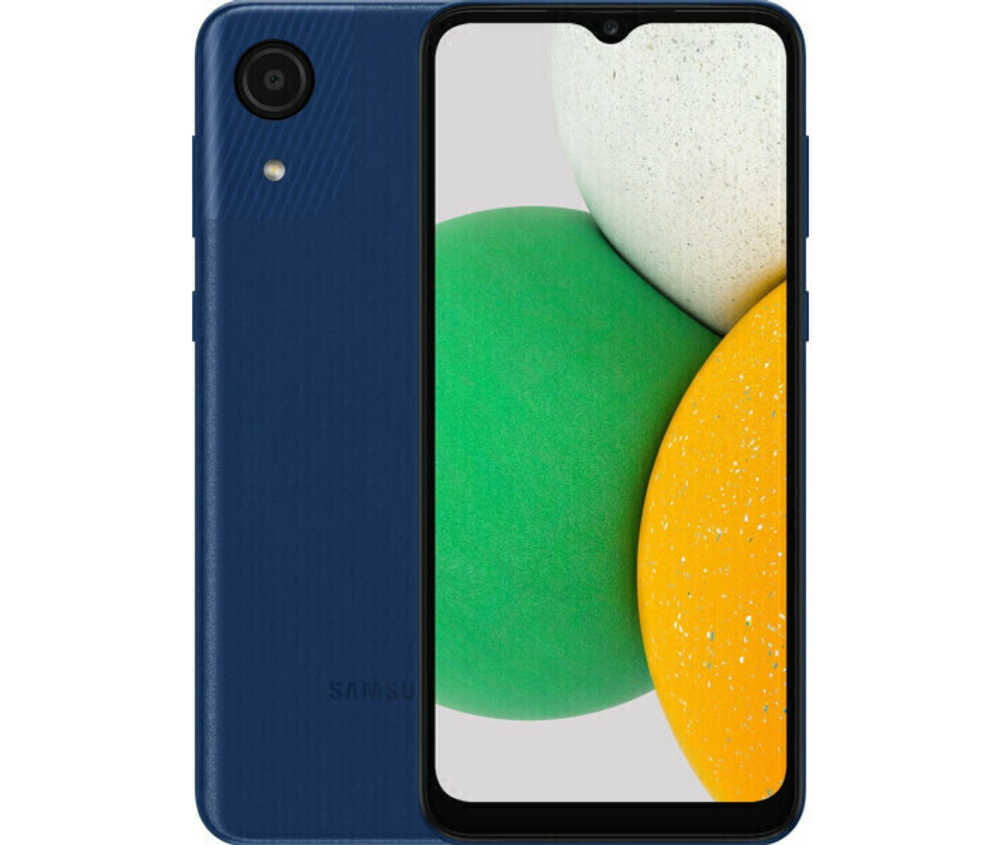 Смартфон Samsung Galaxy A03 Core 2/32 ГБ, синий