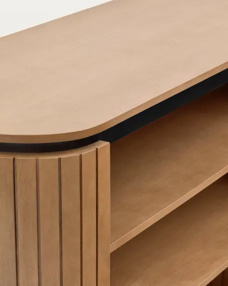 Книжная полка Licia 120x90 см из дерева манго