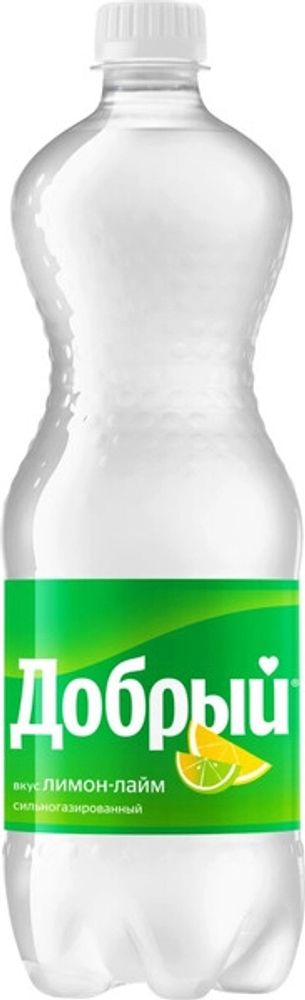 Газированный напиток Добрый Лимон-Лайм / Dobryj Lemon-Lime Lemonade 1л - пэт
