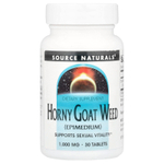 Source Naturals, Horny Goat Weed, 1000 мг, 30 таблеток