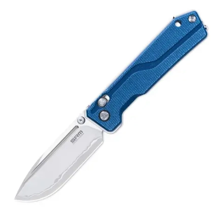 Нож складной SRM 7228B-ME2 Rubik Large (140Cr Laminated, Blue Micarta)
