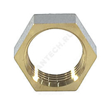 Контргайка латунь никель Ду 15 (1/2") ВР 9020 ГОСТ 32585-2013 Aquasfera 9020-01