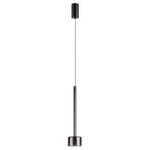 7150/10L HIGHTECH ODL26 347 светильник черный/ дымчатое стекло/металл IP20 LED 10W 3000K 220V LASLO