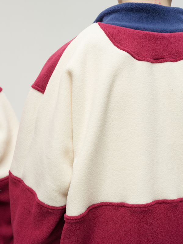 Толстовка Zip-Up Raspberry-Navy Smoke - фото 4