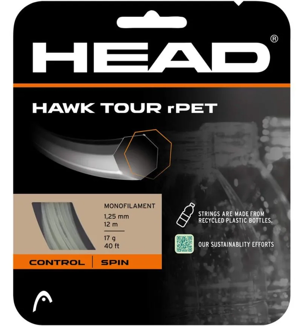 Струны теннисные Head Hawk Tour RPET (12m)