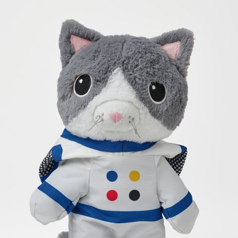Мягкая игрушка IKEA AFTONSPARV (АФТОНСПАРВ), Кот космонавт, 28 см