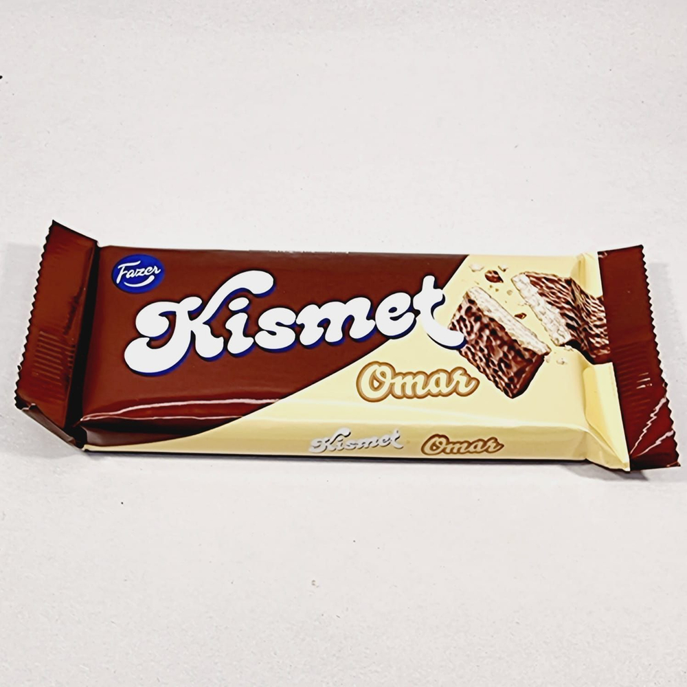 Шоколадные вафли Fazer "Kismet Omar" с начинкой из нуги 41 г (из Финляндии)