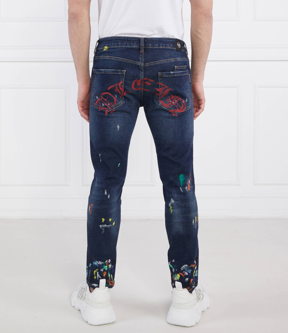 Джинсы Philipp Plein - темно-синий(MDT3429 PDE004N)